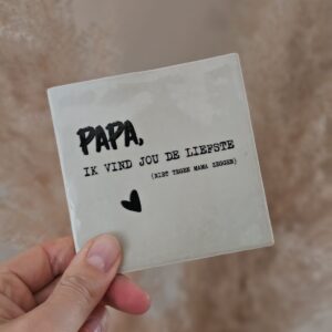 Tegeltje papa
