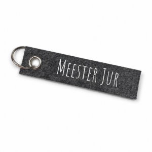 Sleutelhanger voor meester of juf