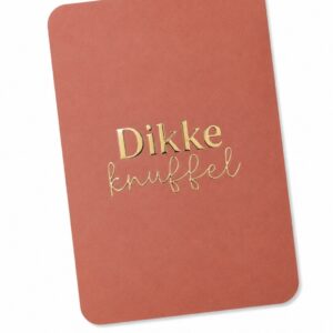 Kaartje 'Dikke knuffel'.