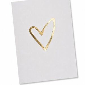Kaartje 'hart'.