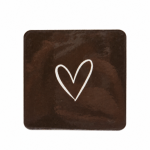 Magneetje 'hart'.